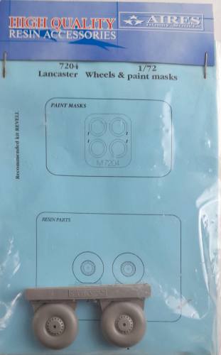 AIRES HOBBY MODELS 1/72 7204 LANCASTER WHEELS   PAINT MASKS