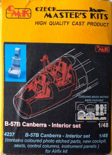 CMK 1/48 4237 B-57B CANBERRA - INTERIOR SET