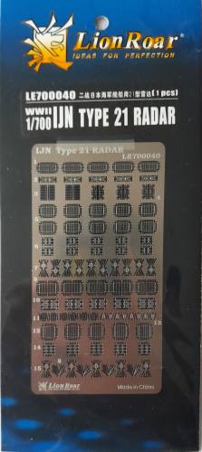 LION ROAR 1/700 LE700040 IJN TYPE 21 RADAR