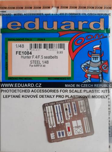 EDUARD 1/48 FE1084 HUNTER F.4/F.5 SEATBELTS
