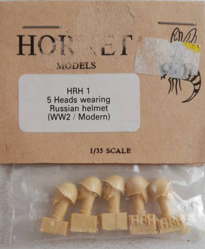 HORNET 1/35 HRH 1 5 HEADS WEARING RUSSIAN HELMET  WW2 / MODERN 