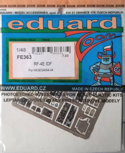 EDUARD 1/48 FE363 RF-4E IDF