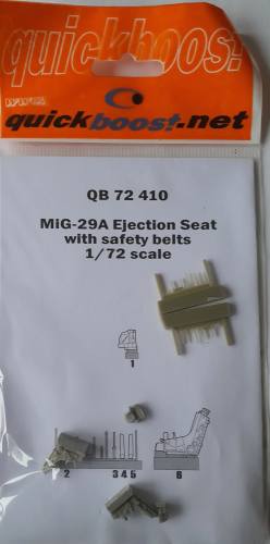 QUICKBOOST.NET 1/72 QB 72 410 MIG-29A EJECTION SEAT WITH SAFETY BELTS