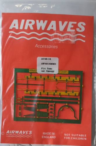 AIRWAVES 1/48 AC48-16 F14 TOMCAT CANOPY