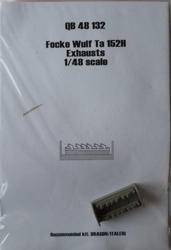 QUICKBOOST.NET 1/48 QB 48 132 FOCKE WULF TA 152H EXHAUSTS