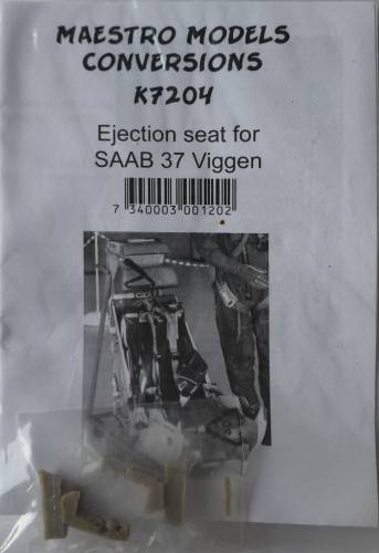 MAESTRO MODELS 1/72 K7204 EJECTION SEAT FOR SAAB 37 VIGGEN