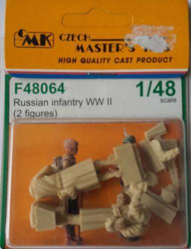 CMK 1/48 F48064 RUSSIAN INFANTRY WW II  2 FIGURES 