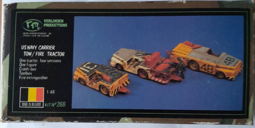 VERLINDEN PRODUCTIONS 1/48 268 US NAVY CARRIER TOW/FIRE TRACTOR