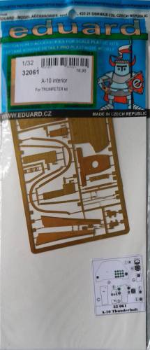 EDUARD 1/32 32061 A-10 INTERIOR FOR TRUMPETER KIT