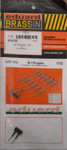 EDUARD 1/72 672132 B-17G GUNS