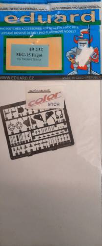 EDUARD 1/48 49 232 MIG-15 FAGOT