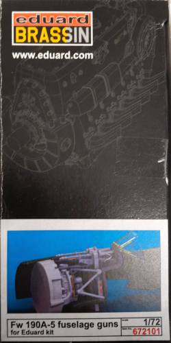 EDUARD 1/72 672101 FW 190A-5 FUSELAGE GUNS