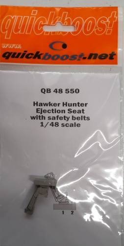 QUICKBOOST.NET 1/48 QB 48 550 HAWKER HUNTER EJECTION SEAT WITH SAFETY BELTS
