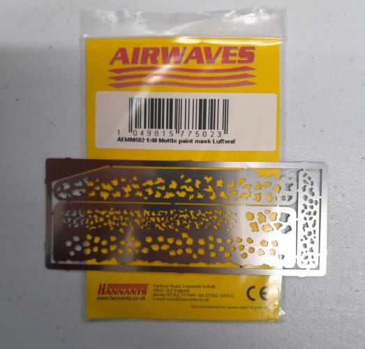 AIRWAVES 1/48 AEMM502 MOTTLE PAINT MASK LUFTWAFFE