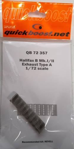 QUICKBOOST.NET 1/72 QB 72 357 HALIFAX B MK.I/II EXHAUST TYPE A