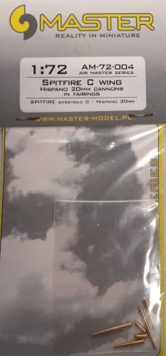 MASTERMODEL 1/72 AM-72-004 SPITFIRE C WING HISPANO 20MM CANNONS IN FAIRINGS