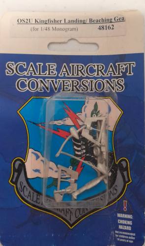SCALE AIRCRAFT CONVERSIONS  1/48 48162 OS2U KINGFISHER LANDING/BEACHING GEAR