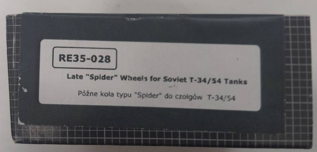 PANZERART 1/35 RE35-028 LATE SPIDER WHEELS FOR SOVIET T-34/54 TANKS