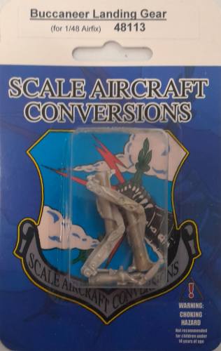 SCALE AIRCRAFT CONVERSIONS  1/48 48113 BUCCANEER LANDING GEAR