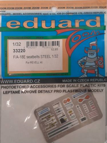 EDUARD 1/32 33220 F/A-18E SEATBELTS STEEL