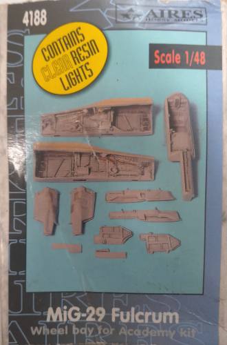 AIRES HOBBY MODELS 1/48 4188 MIG-29 FULCRUM WHEEL BAY FOR ACADEMY KIT