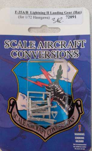 SCALE AIRCRAFT CONVERSIONS  1/72 72091 F-35A/B LIGHTNING II LANDING GEAR