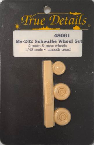 TRUE DETAILS 1/48 48061 ME-262 SCHWALBE WHEEL SET