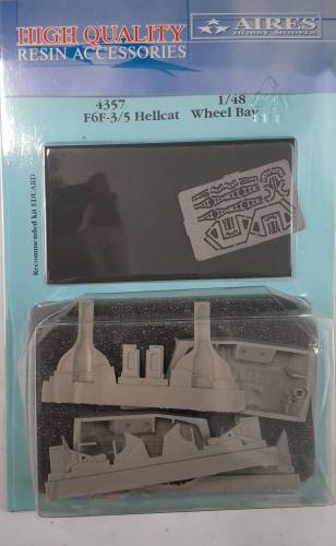 AIRES HOBBY MODELS 1/48 4357 F6F-3/5 HELLCAT WHEEL BAY