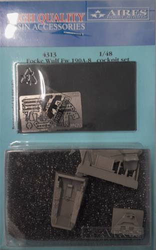 AIRES HOBBY MODELS 1/48 4313 FOCKE WULF FW 190A-8 COCKPIT SET