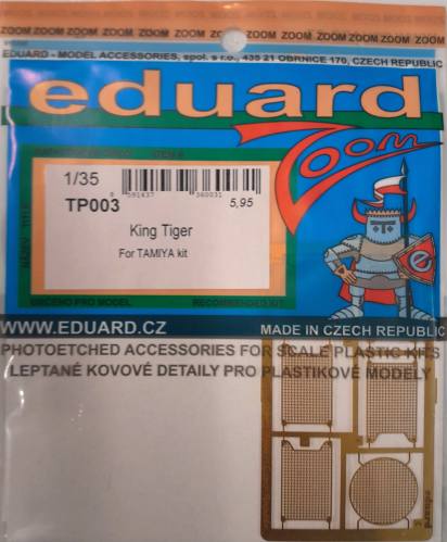 EDUARD 1/35 TP003 KING TIGER