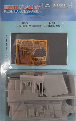 AIRES HOBBY MODELS 1/32 2079 P-51B/C MUSTANG COCKPIT SET