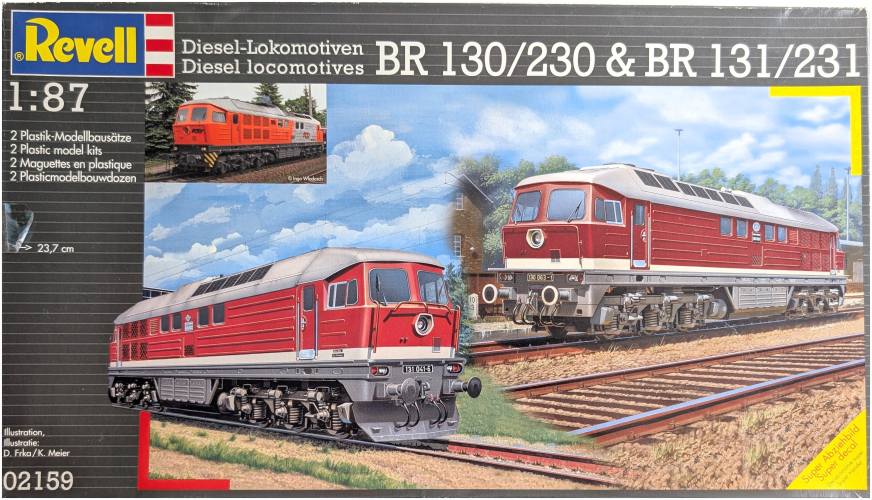 REVELL 1/87 02159 DIESEL LOCOMOTIVES BR 130/230   BR 131/231