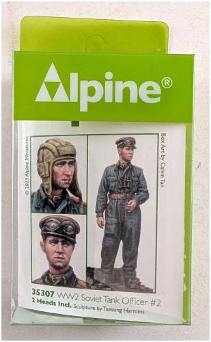 ALPINE MINIATURES 1/35 35307 WW2 SOVIET TANK OFFICER  2