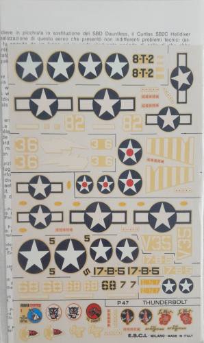 DISCOUNT DECALS  5515. P47 THUNDERBOLT E.S.C.I.