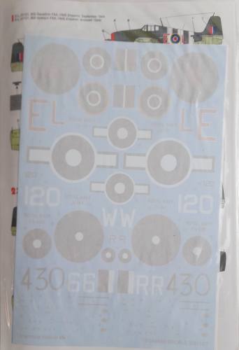 DISCOUNT DECALS  5603 32015CT GRUMMAN HELLCAT MK I TECHMOD