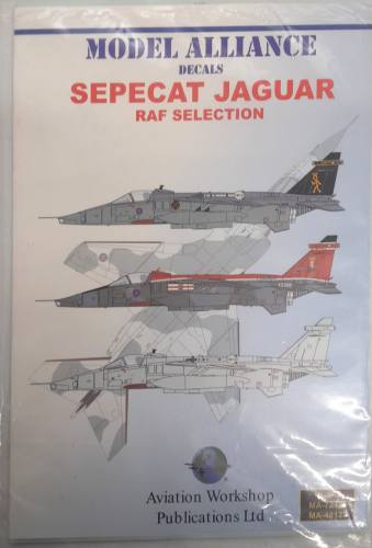 DISCOUNT DECALS  5632 MA-72121 SEPECAT JAGUAR RAF SELECTION MODEL ALLIANCE