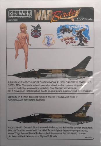 DISCOUNT DECALS 1/72 5633 KW172151 WAR BIRDS KITS-WORLD