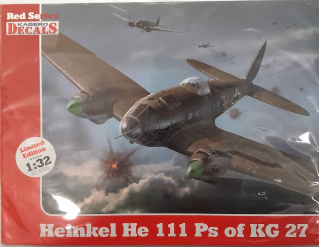 DISCOUNT DECALS 1/32 5699 KD 32002 HEINKEL HE 111 PS OF KG 27 KAGERO