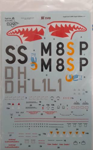 DISCOUNT DECALS 1/32 5795. EAGLE CALLS 32-119A BF110S