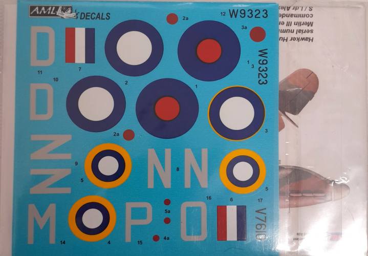 DISCOUNT DECALS 1/48 5843 CZECHOSLOVAK PILOTS IN BATTLE OF BRITAIN AML