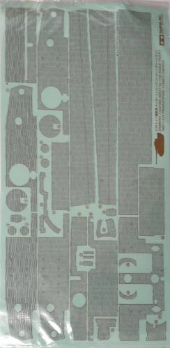 DISCOUNT DECALS  6083 12647 ZIMMERIT COATING SHEET TAMIYA