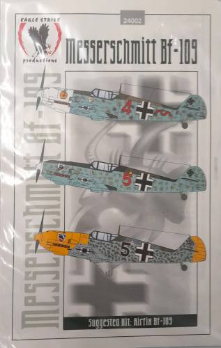 DISCOUNT DECALS 1/24 6114 24002 MESSERSCHMITT BF-109 Eagle Strike Productions