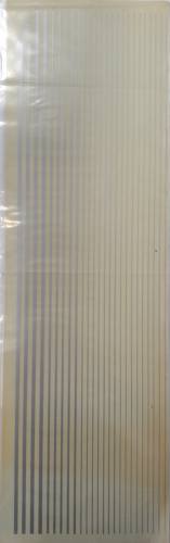 DISCOUNT DECALS  6131 scale master silver stripes