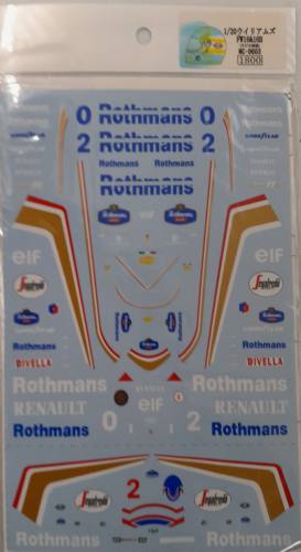DISCOUNT DECALS 1/20 6145 MC-D603 WILLIAMS FW16 16B Studio 27