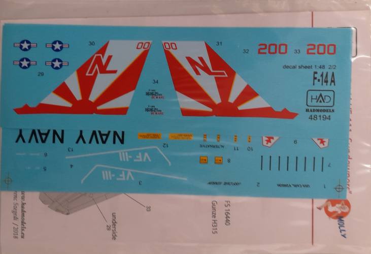 DISCOUNT DECALS 1/48 6155 48194 F-14A HAD Models