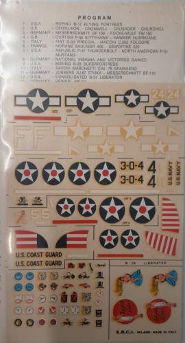 DISCOUNT DECALS 1/72 6176 vought os2u kingfisher esci