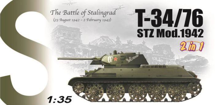 DRAGON 1/35 6453 T-34/76 STZ MOD.1942