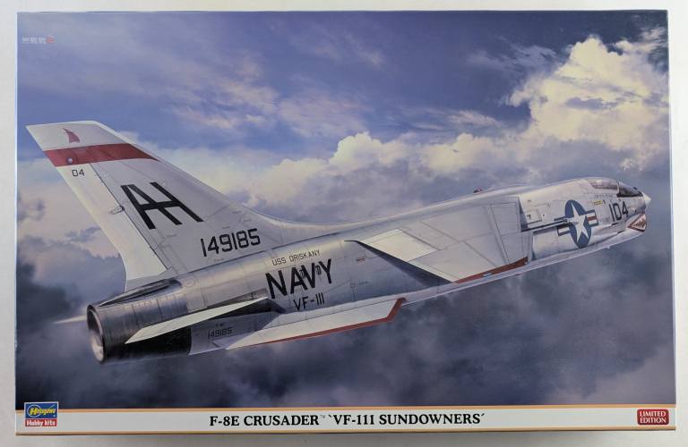HASEGAWA 1/48 07524 F-8E CRUSADER VF-111 SUNDOWNERS