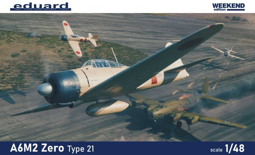 EDUARD 1/48 84189 A6M2 ZERO TYPE 21