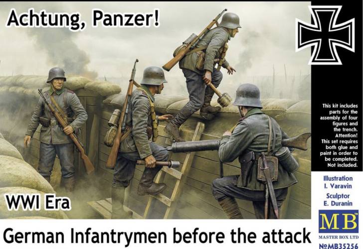 MASTERBOX 1/35 MB35256 GERMAN INFANTRYMEN BEFORE THE ATTACK